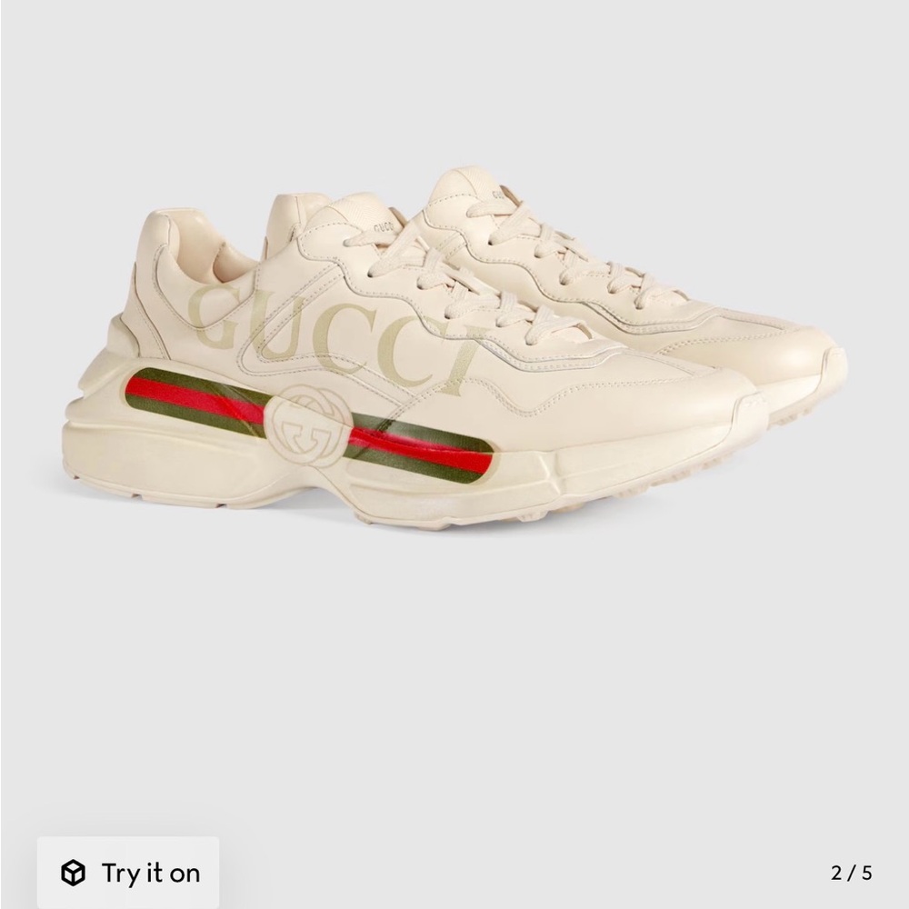 Rhyton sneaker with Gucci logo